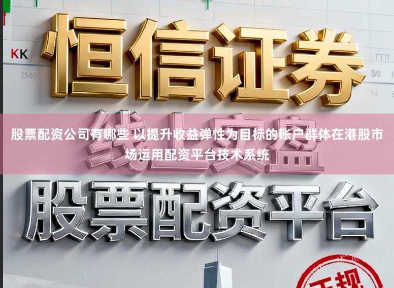 股票配资公司有哪些 以提升收益弹性为目标的账户群体在港股市场运用配资平台技术系统