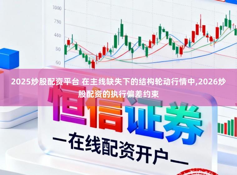 2025炒股配资平台 在主线缺失下的结构轮动行情中,2026炒股配资的执行偏差约束
