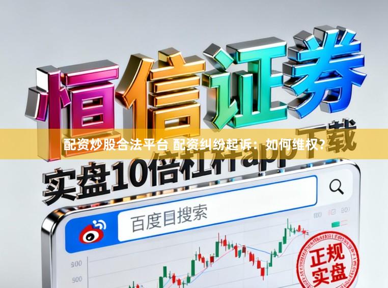 配资炒股合法平台 配资纠纷起诉：如何维权？